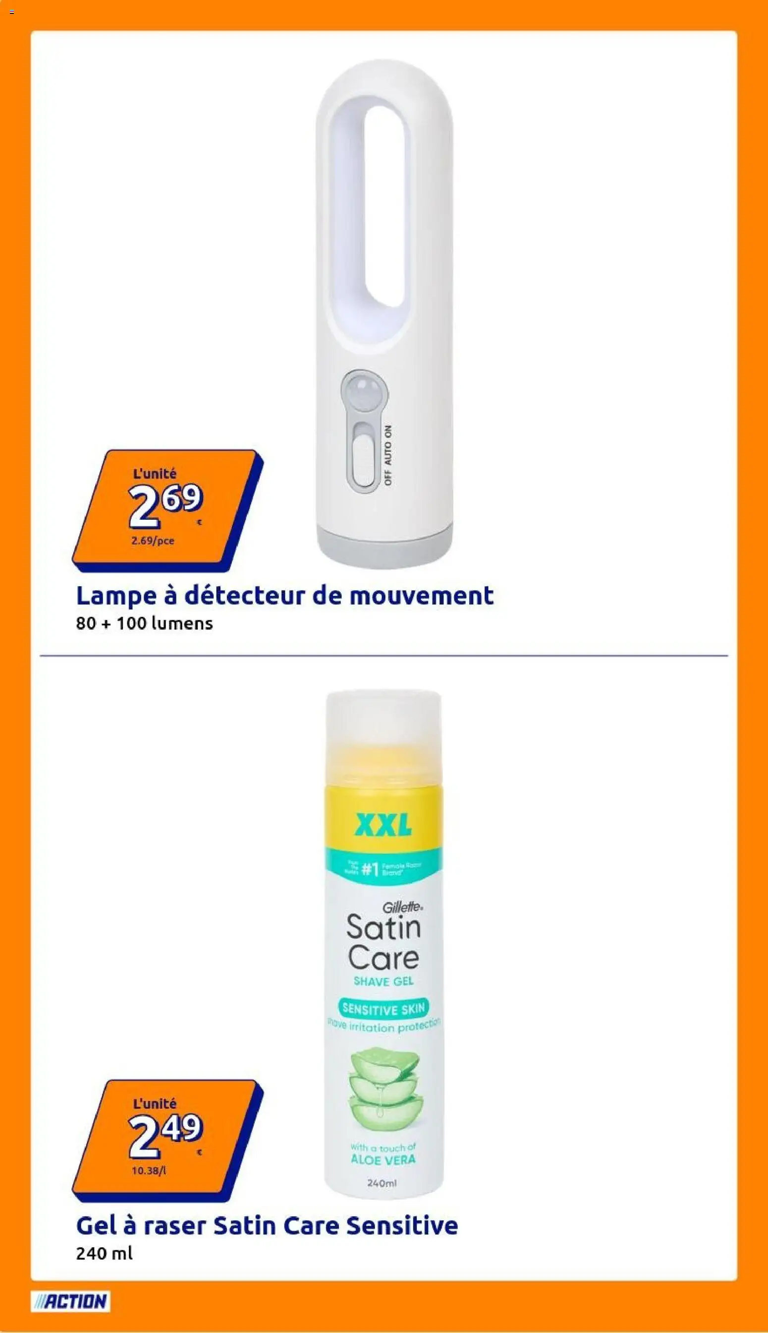 {H1} | Page: 18 | Produits: Gel à raser, Lampe
