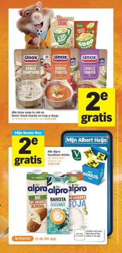 ROMIGE CHAMPIGNON, Unox smaakfavoriet romige champignon soep - Voorbeeld van een folder van Albert Heijn, geldig van 08.06.2026 | Pagina: 8