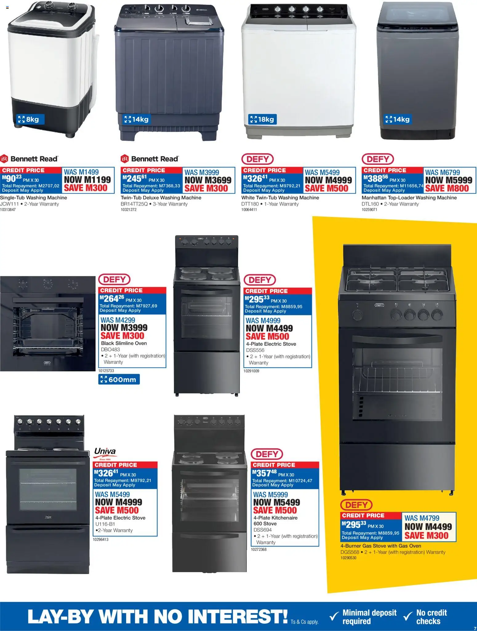 New OK Furniture catalogue – valid from 16.03.2026 | Page: 7 | Products: Washing machine, Oven, Stove, Gas stove