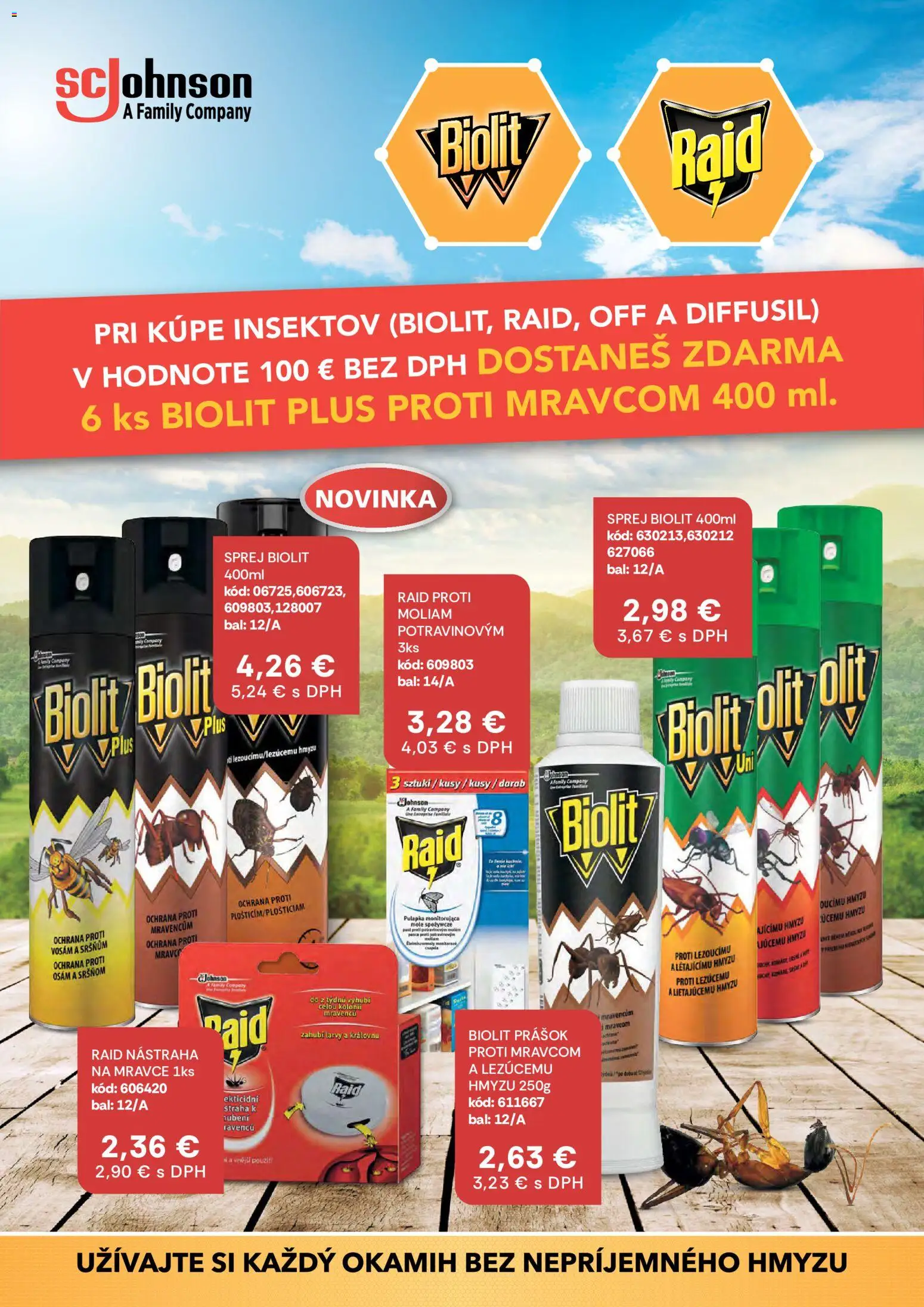 Nové Labaš akcie – leták je platný od 17.07.2026 | Strana: 43 | Produkty: Raid