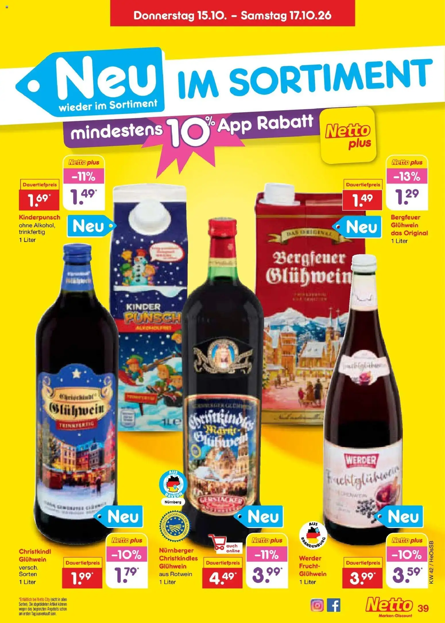 Netto Marken-Discount Prospekt Rostock – gültig ab 12.10.2026 | Seite: 53 | Produkte: Rotwein