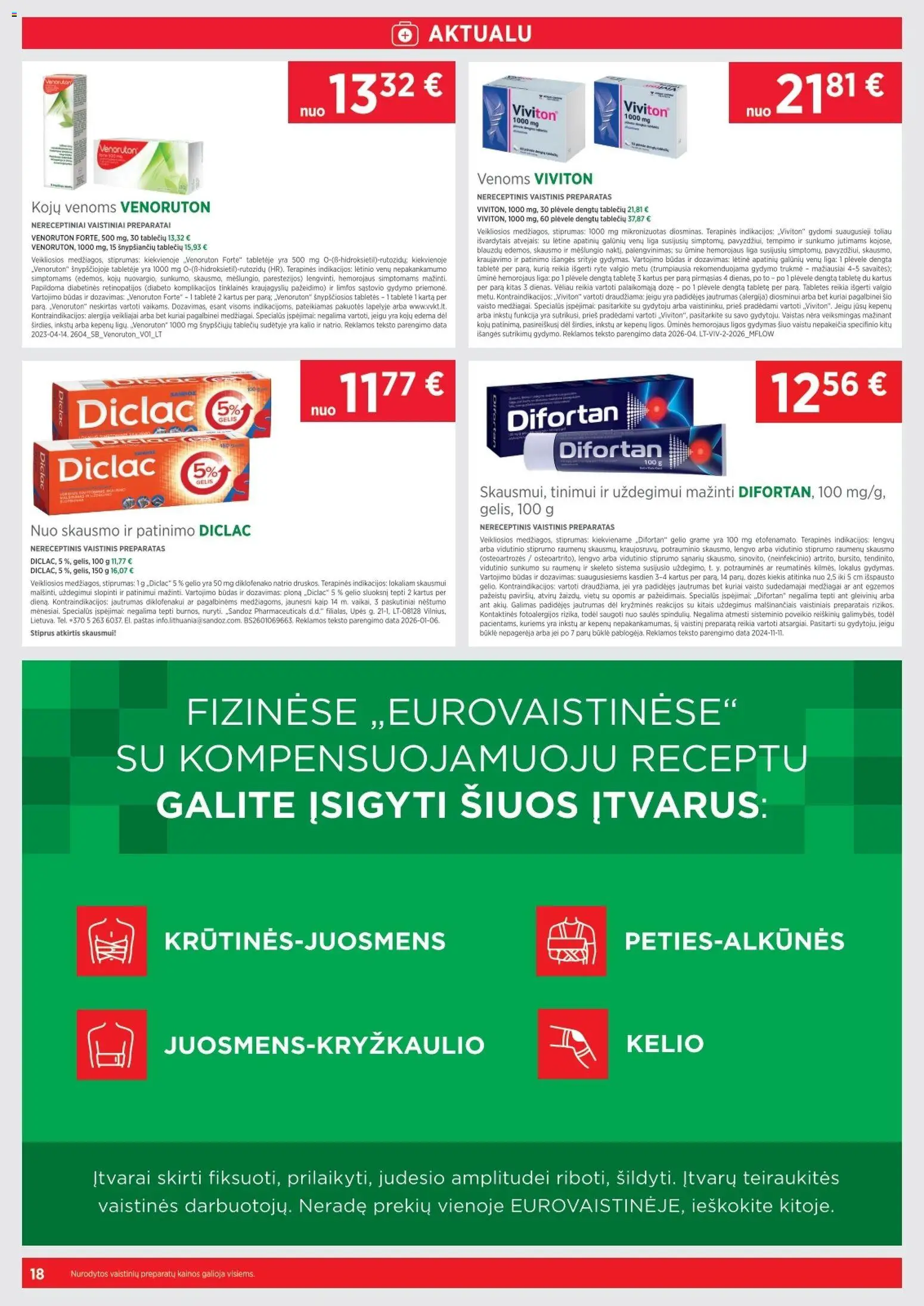 EUROVAISTINĖ akcijos nuo 2026.08.01 | Puslapis: 18