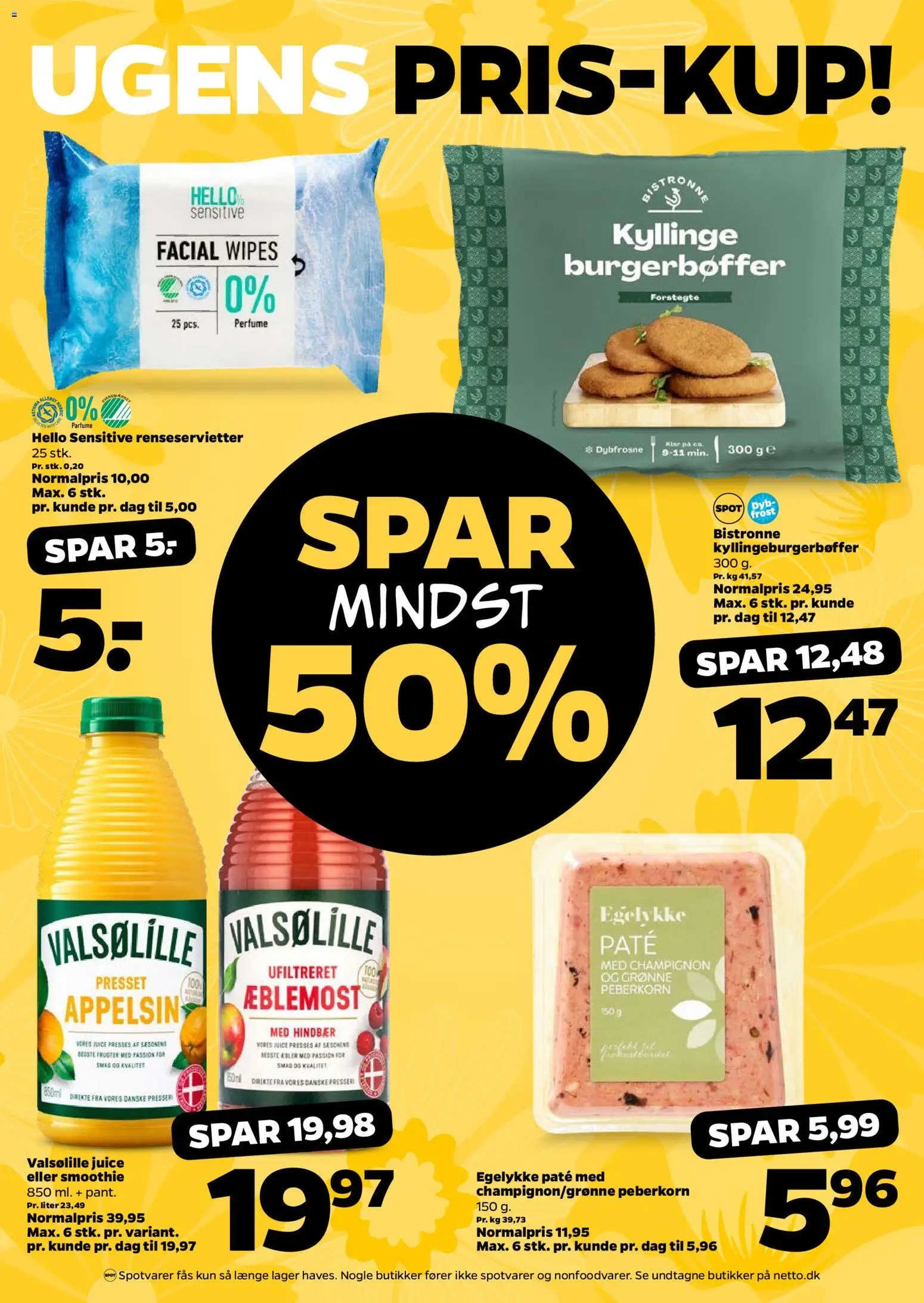Netto tilbudsavis – gyldig fra 11/07/2026 | Side: 8 | Produkter: Parfume, Juice, Hindbær, Smoothie