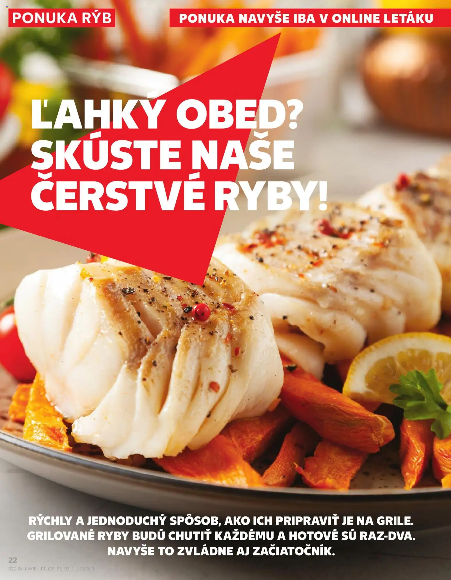 Nové Kaufland akcie – leták je platný od 30.04.2026 | Strana: 22 | Produkty: Ryby