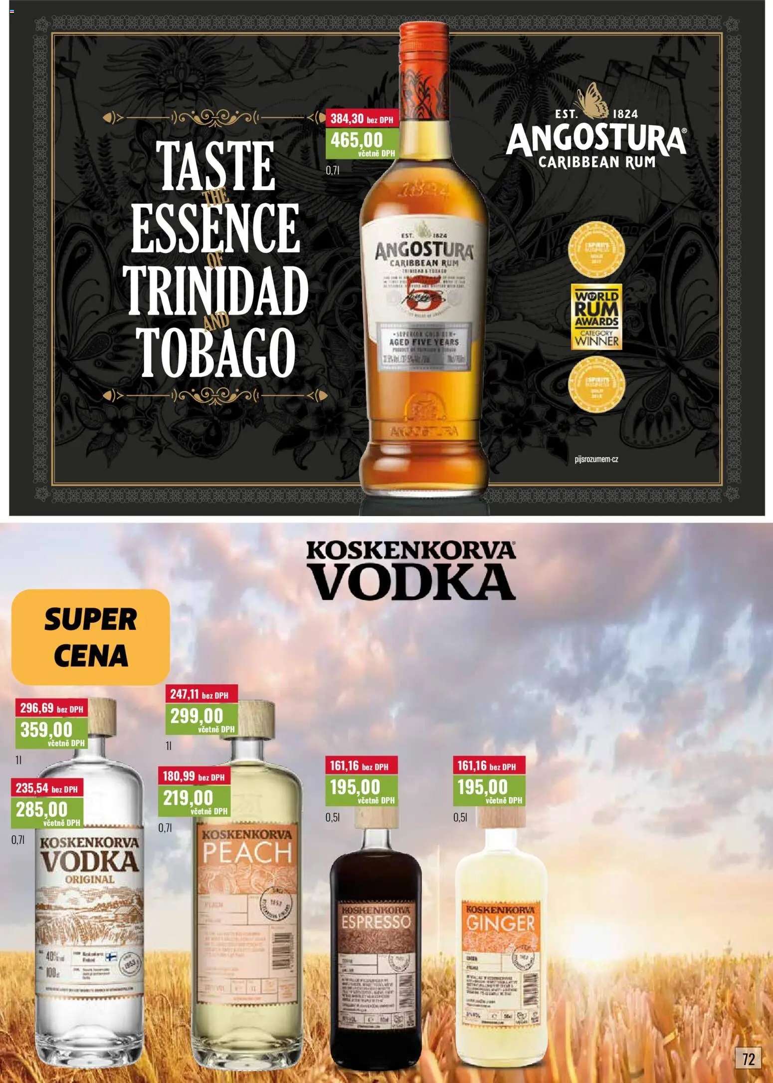 Ratio leták od 01.05.2026 | Strana: 73 | Produkty: Rum, Vodka, Essence