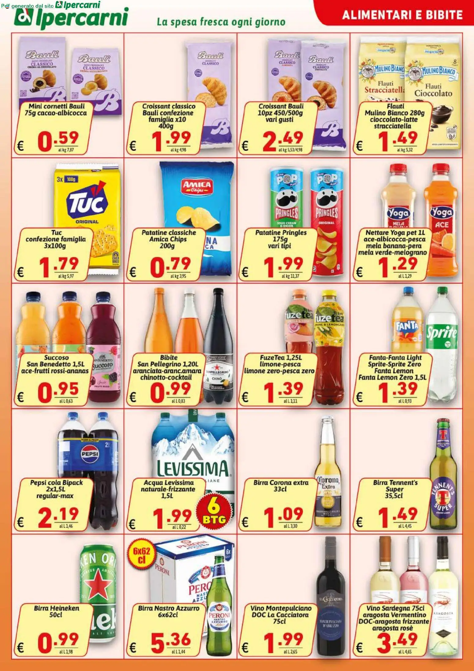 Volantino Ipercarni del 29.05.2026 | Pagina: 11 | Prodotti: Cioccolato, Birra, Limone, Stracciatella