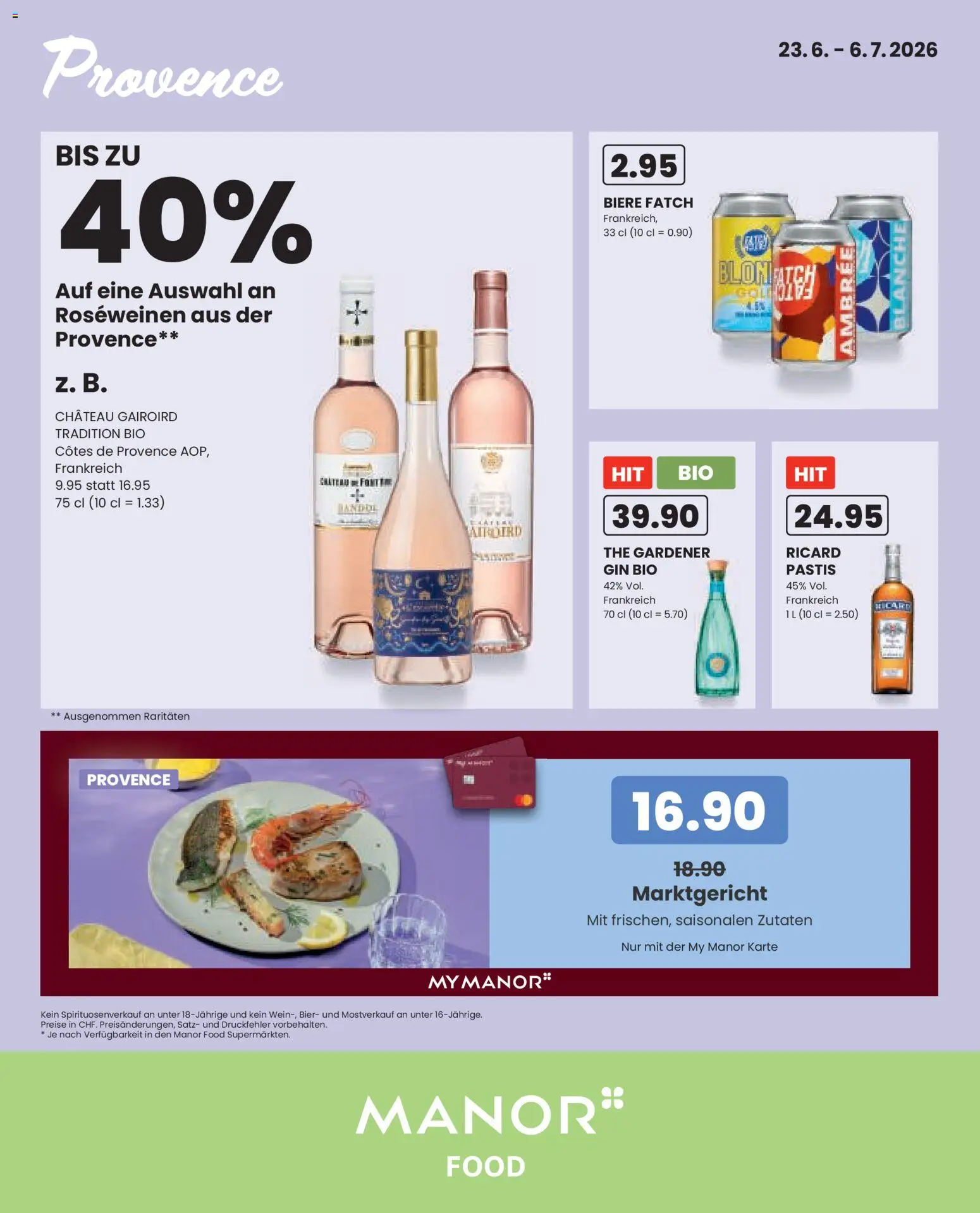 Manor aktionen – gültig ab 23.06.2026 | Seite: 6