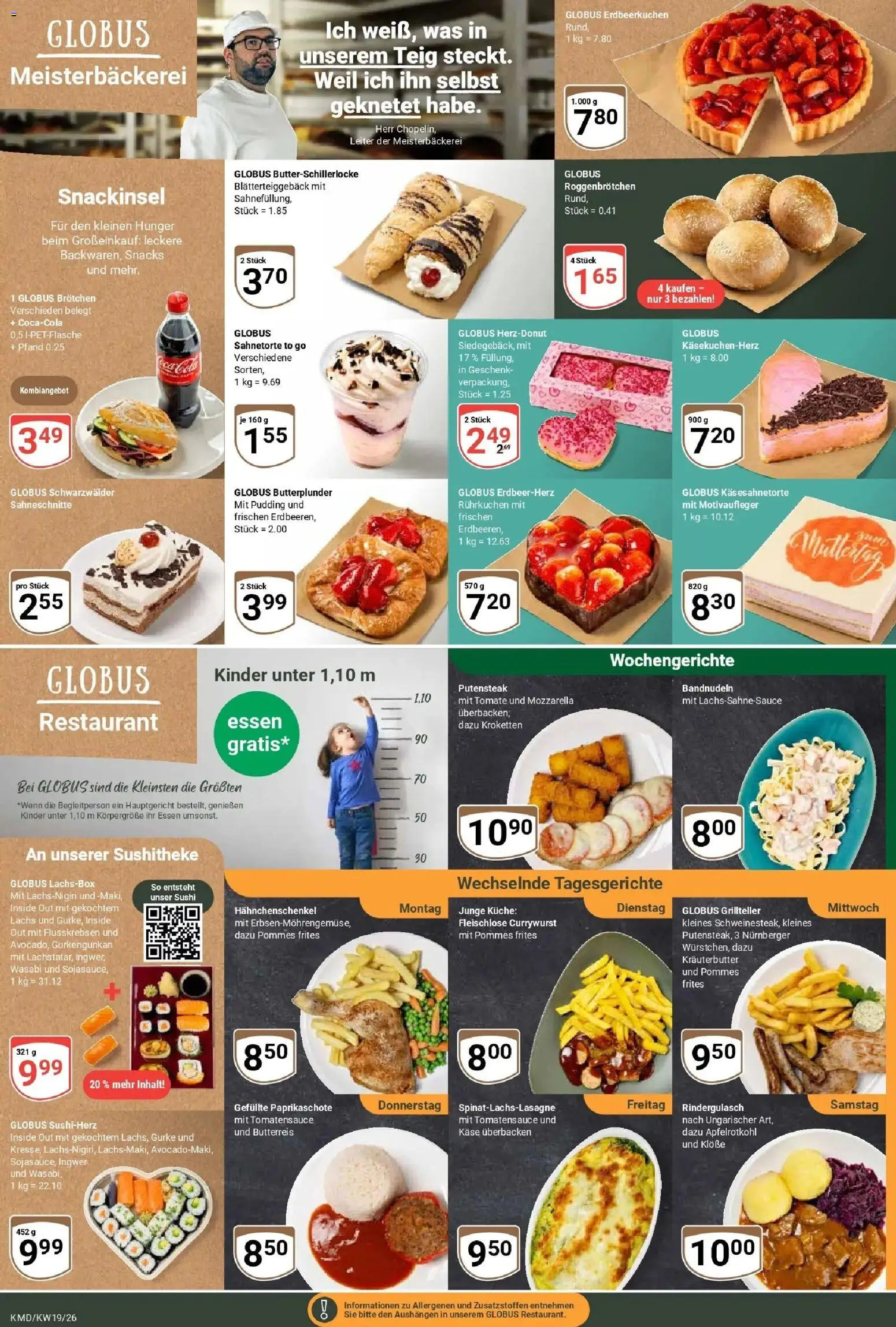 Globus Prospekt Köln	 – gültig ab 04.05.2026 | Seite: 6 | Produkte: Käse, Mozzarella, Pommes, Pommes frites
