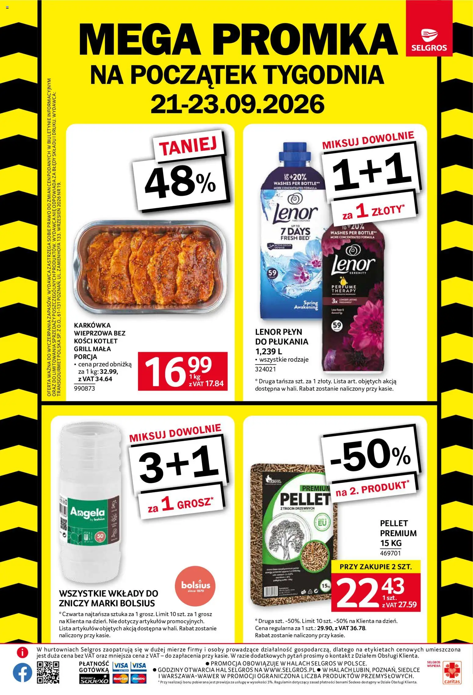 Selgros cash&carry gazetka - Mega Promka od 14.09.2026 | Strona: 2 | Produkty: Kotlet, Karkówka, Karkówka wieprzowa, Grill