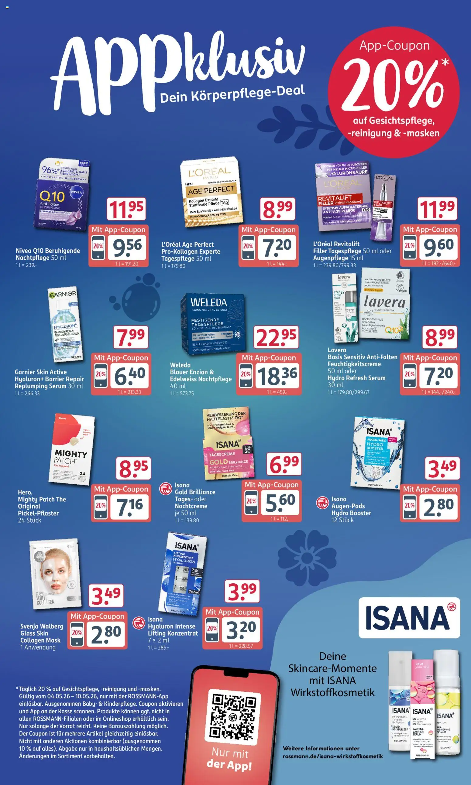 Rossmann Prospekt 	 – gültig ab 04.05.2026 | Seite: 12 | Produkte: Serum, Tagescreme, Nachtcreme