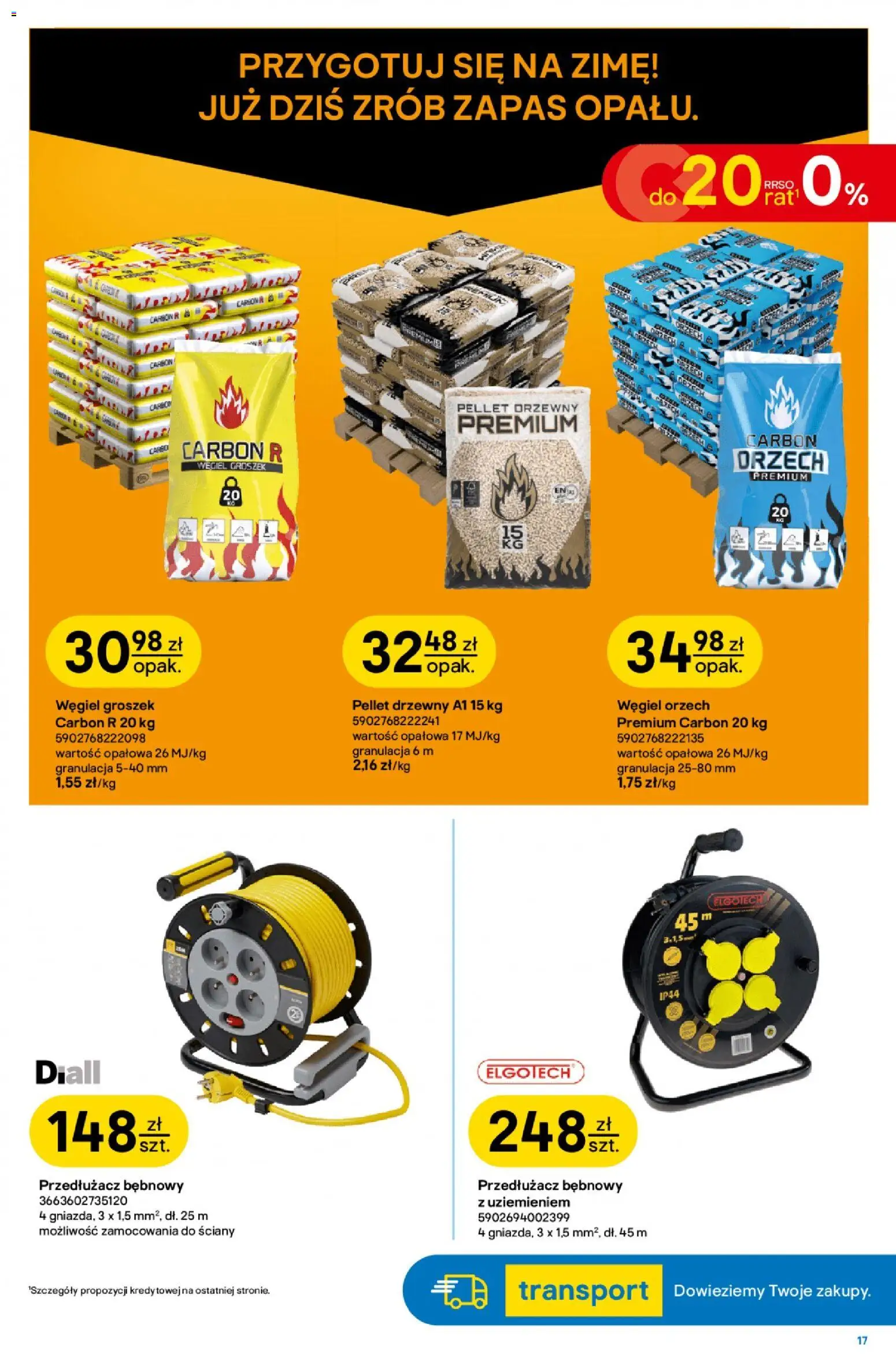 Castorama gazetka od 29.07.2026 | Strona: 17 | Produkty: Groszek, Przedłużacz