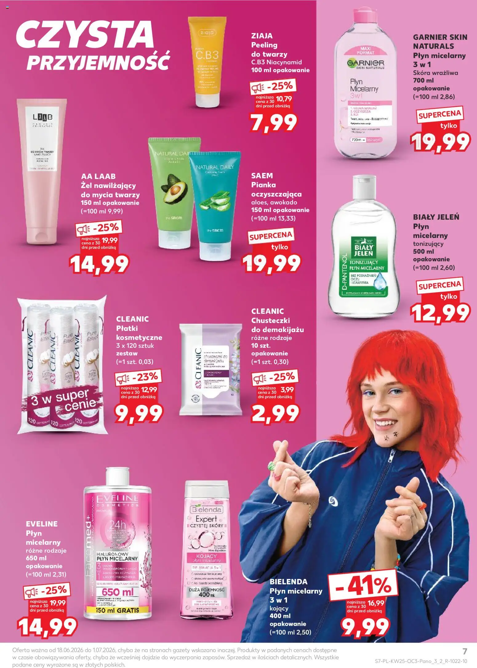 Kaufland Polsko leták - Drogerię od 18.06.2026 | Strana: 7 | Produkty: Ziaja, Jelen, Peeling