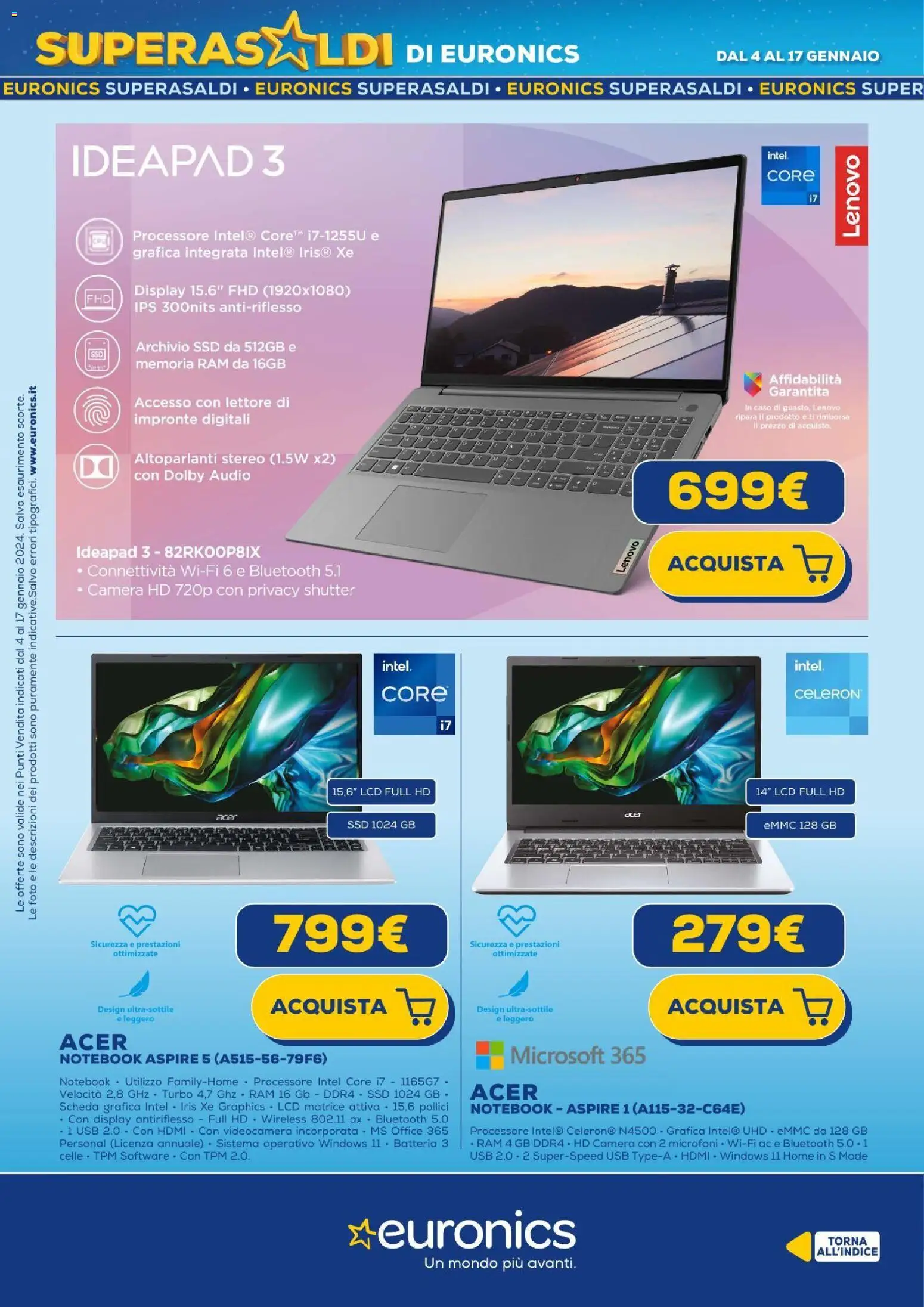 Volantino Euronics del 15/10/2026 | Pagina: 16