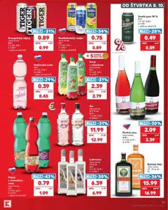 Kaufland leták platný od 08.10.2026 | Strana: 31 | Produkty: Birell, Radler, Perlivé víno, Dojčenská voda
