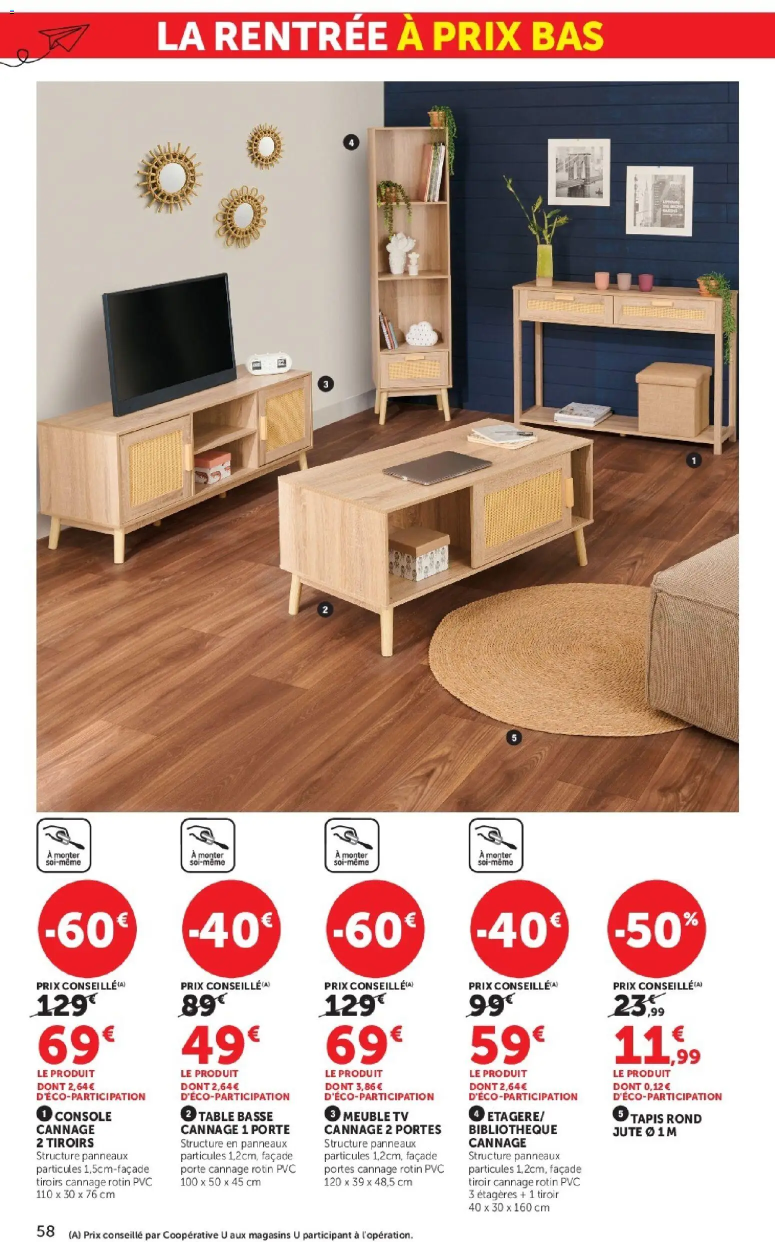 {H1} | Page: 58 | Produits: Meuble TV, Porte, Portes, Tapis