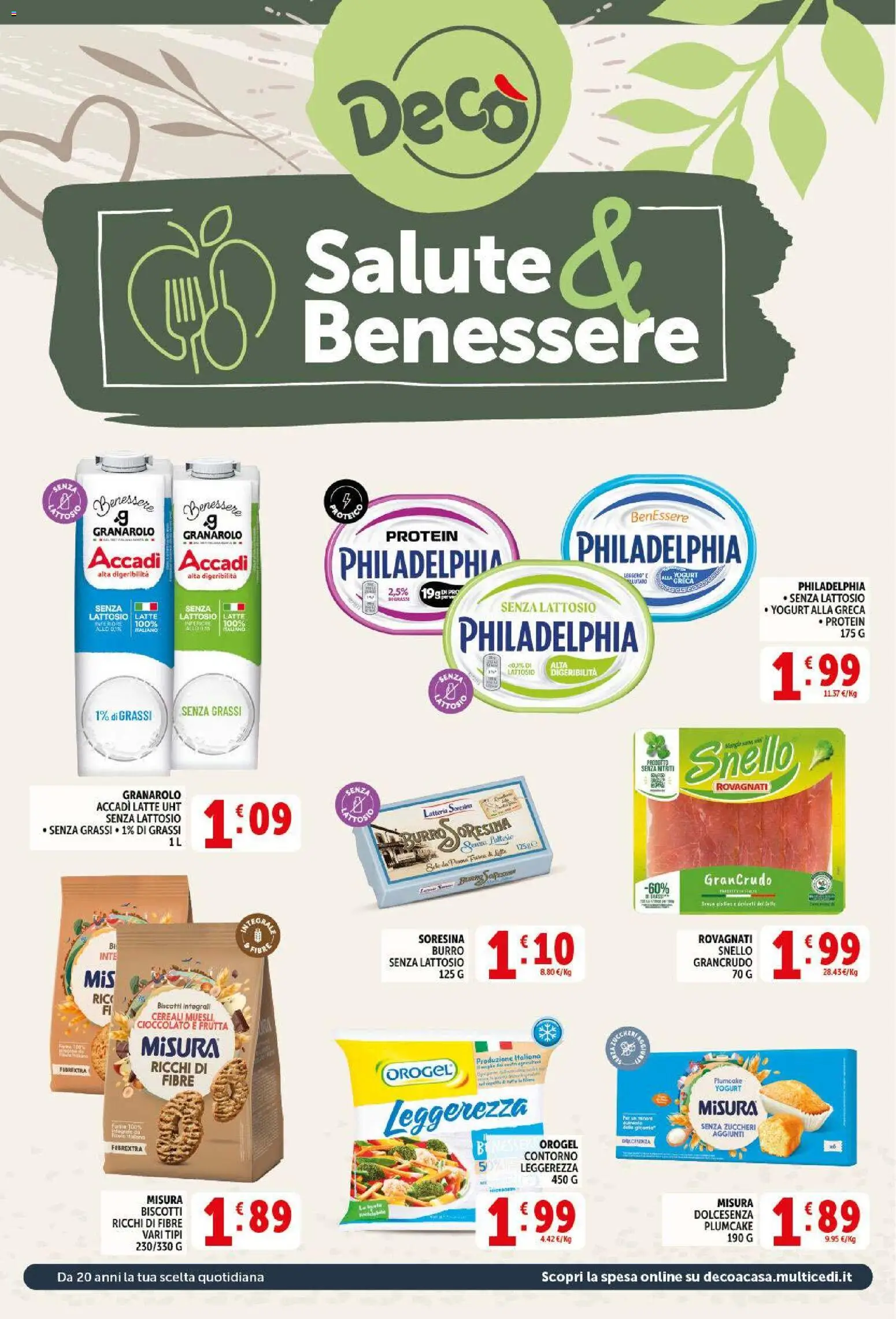 Volantino Decò del 09.04.2026 | Pagina: 10 | Prodotti: Yogurt, Frutta, Latte, Plumcake