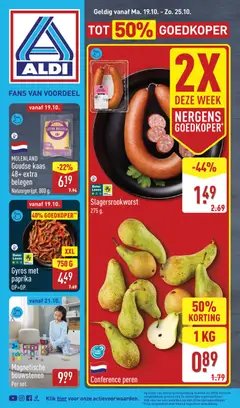 Aldi folder - Voorbeeld van een folder van Aldi, geldig van 19-10-2026