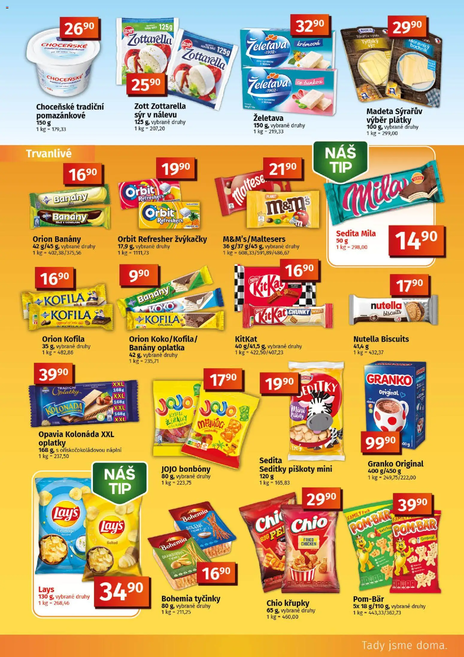 Coop leták - Tuty od 01.07.2026 | Strana: 5 | Produkty: Bonbóny, Piškoty, Granko, Kofila