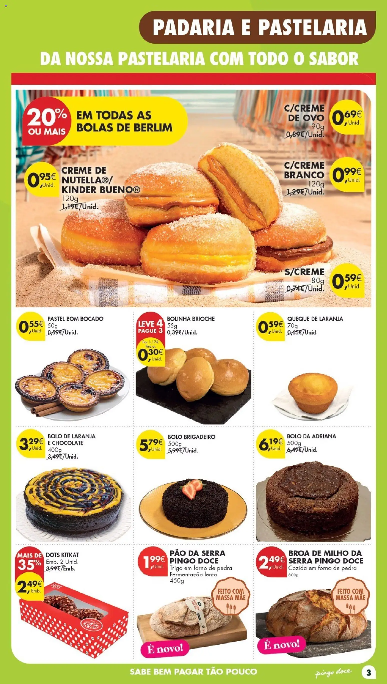 Pingo Doce Poupe Esta Semana Madeira │ válido de 01/09/2026 | Página: 3 | Produtos: Forno, Bolo, Massa, Creme