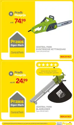 Praxis folder - Voorbeeld van een folder van Praxis, geldig van 14-09-2026 | Pagina: 31 | Producten: Elektrische kettingzaag