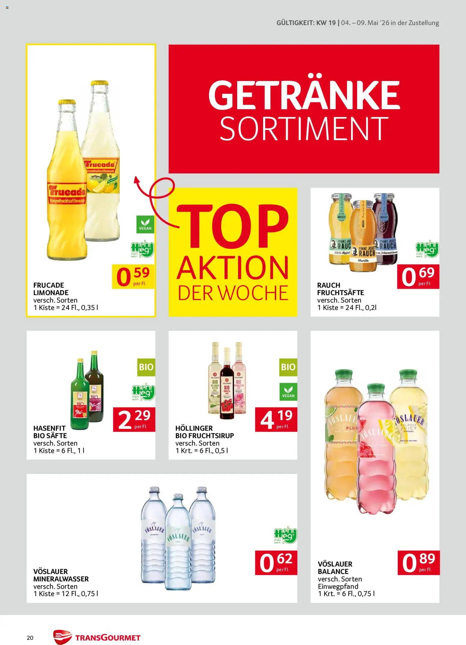 Transgourmet Zustellaktion gültig ab 04.05.2026 | Seite: 20