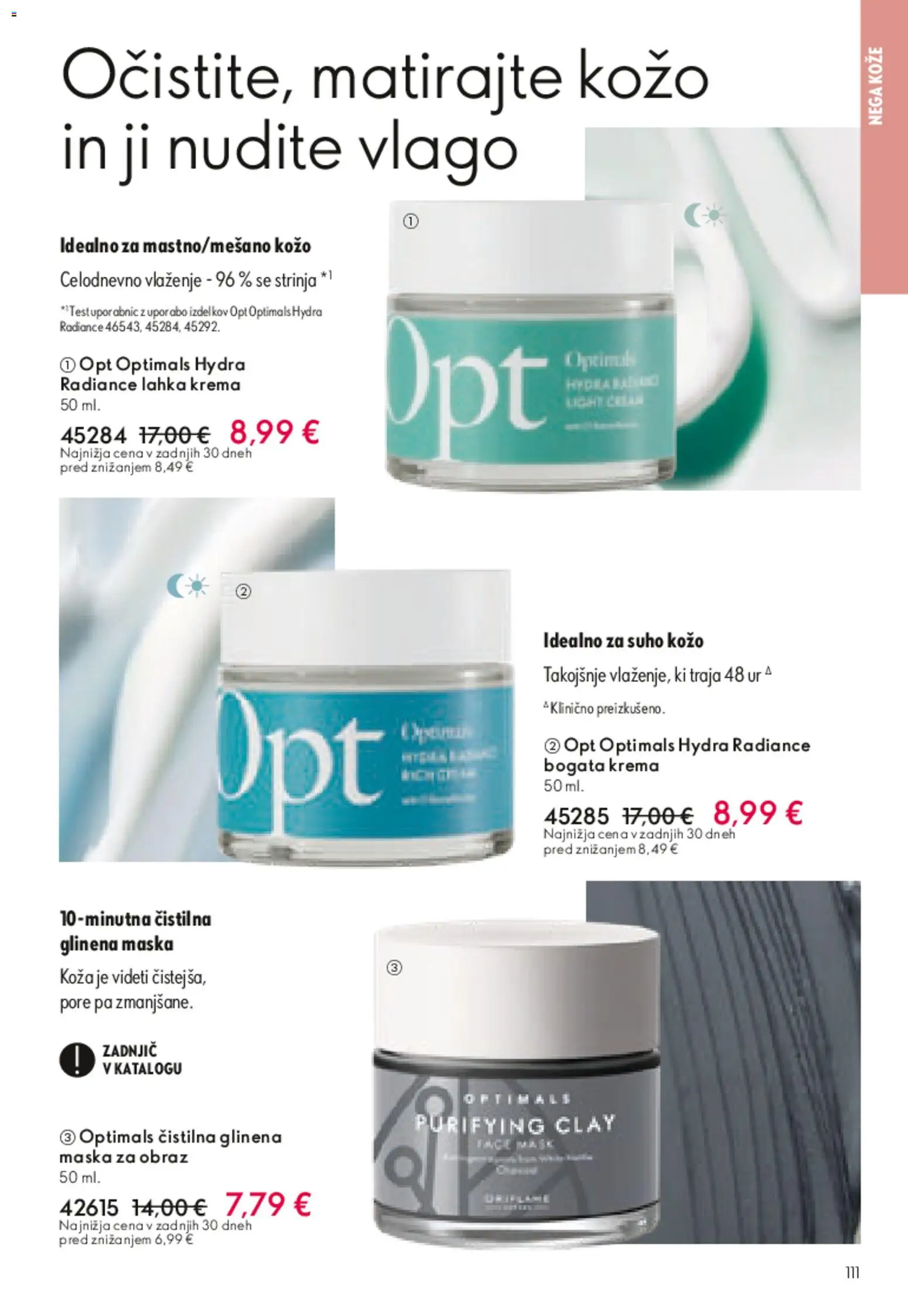 Novi Oriflame katalog ponudbe – veljaven od 13.05.2026 | Stran: 110 | Izdelki: Maska za obraz, Krema, Maska