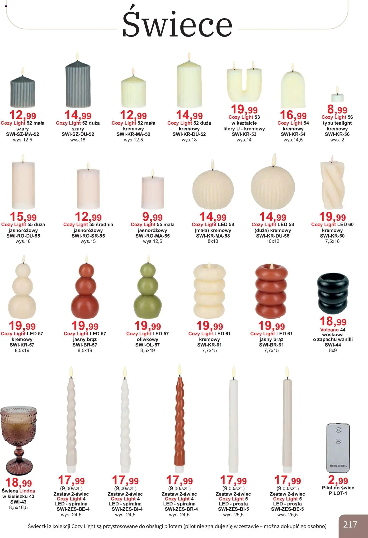 Bodzio Katalog od 01.08.2026 | Strona: 217 | Produkty: Świece