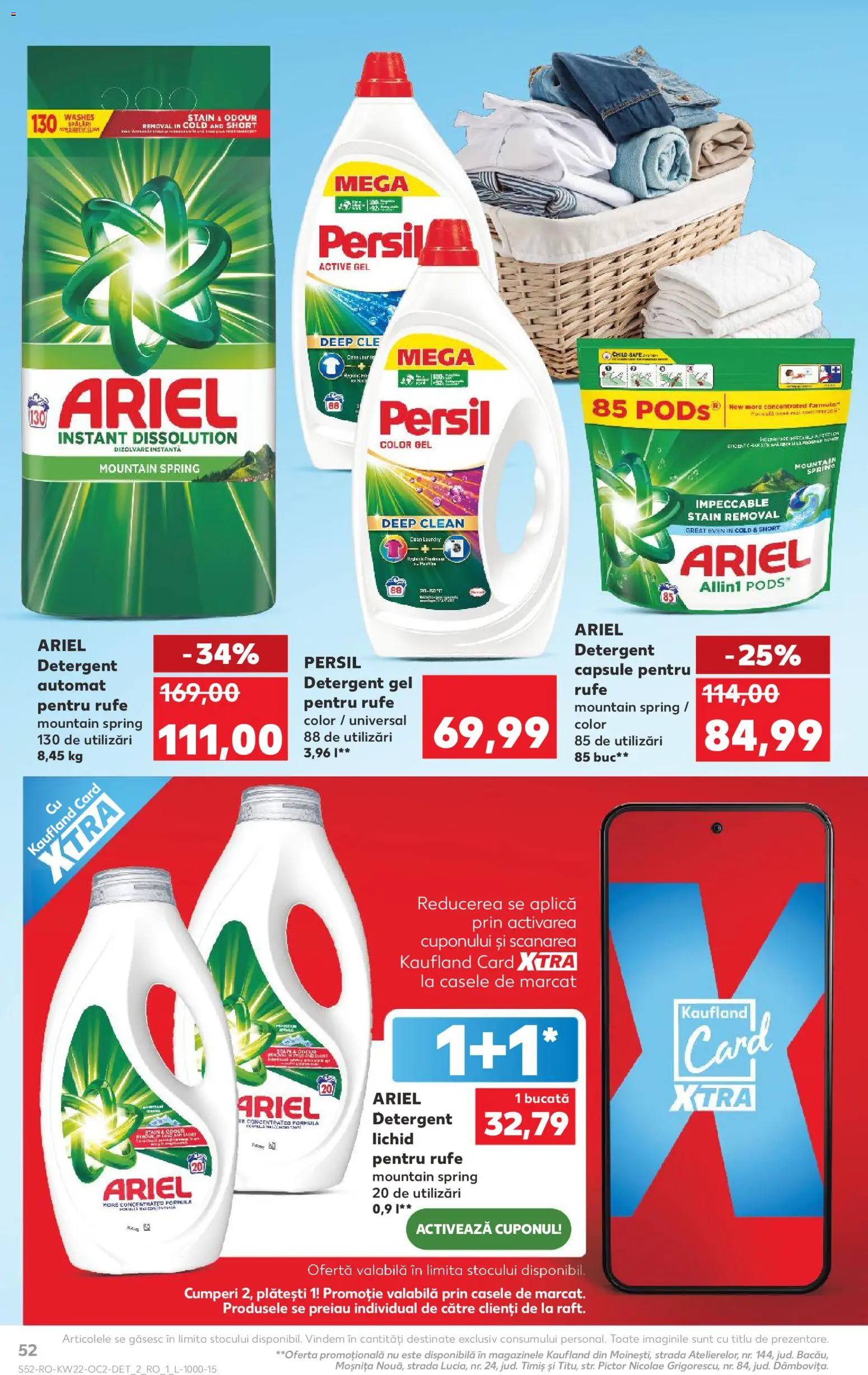 Noul catalog Kaufland – valabil de la 27.05.2026 | Pagină: 52 | Produse: Pomelo, Kedi Ödül Oyuncakları, Detergent