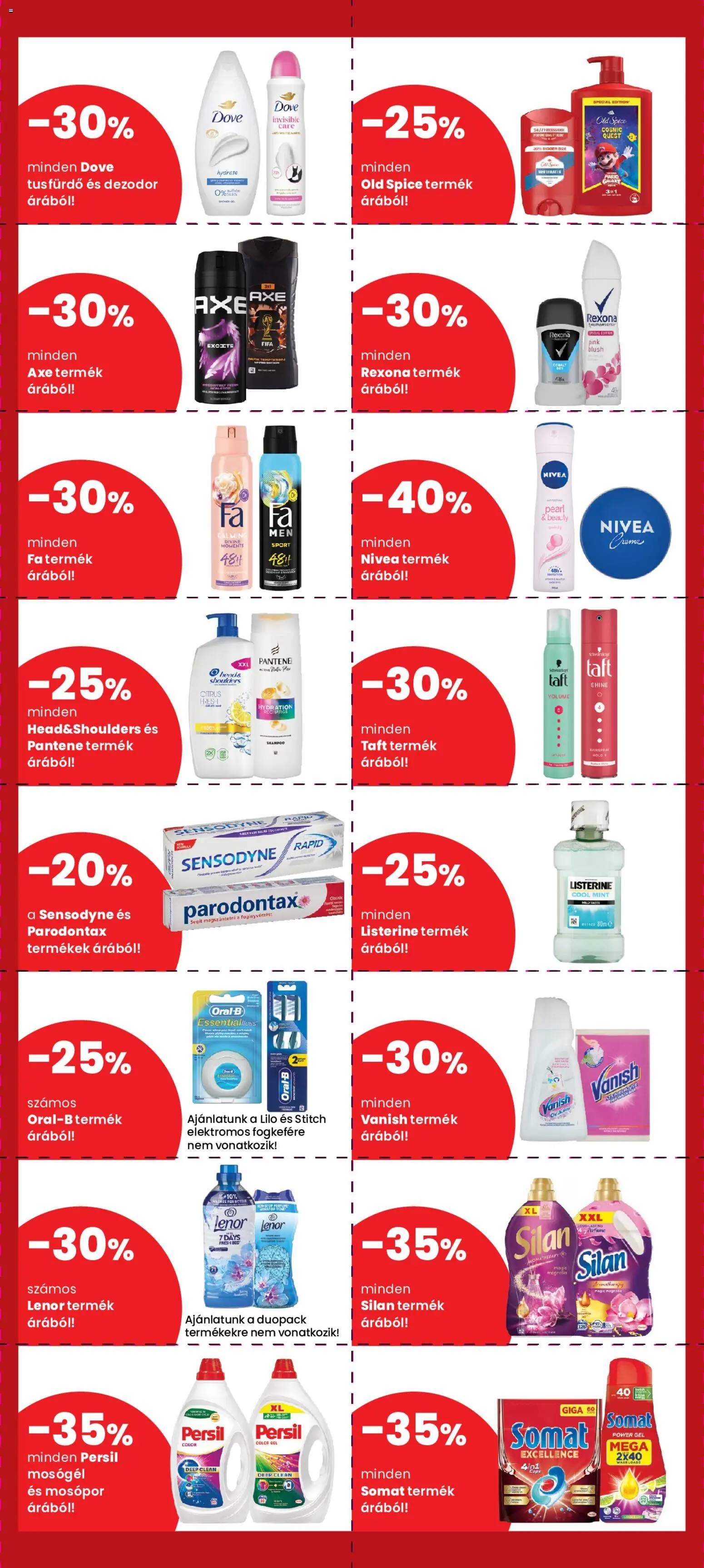 Interspar akciós ujság - amely érvényes a következő dátumtól: 2026.10.05. | Oldal: 4 | Termékek: Pantene, Rexona, Nivea, Tusfürdő
