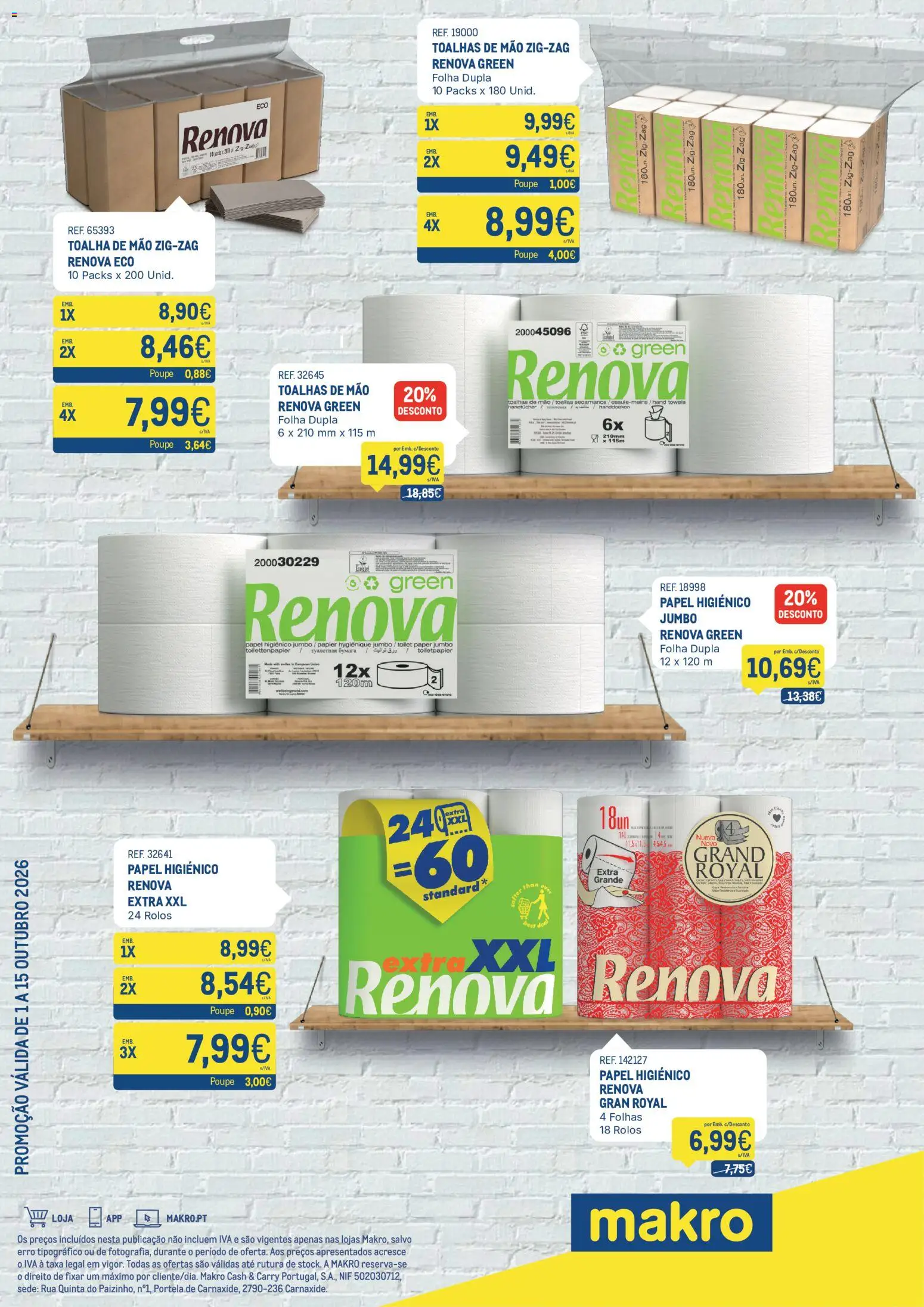Makro Monofolha Renova │ válido de 01/10/2026 | Página: 2 | Produtos: Papel higiénico