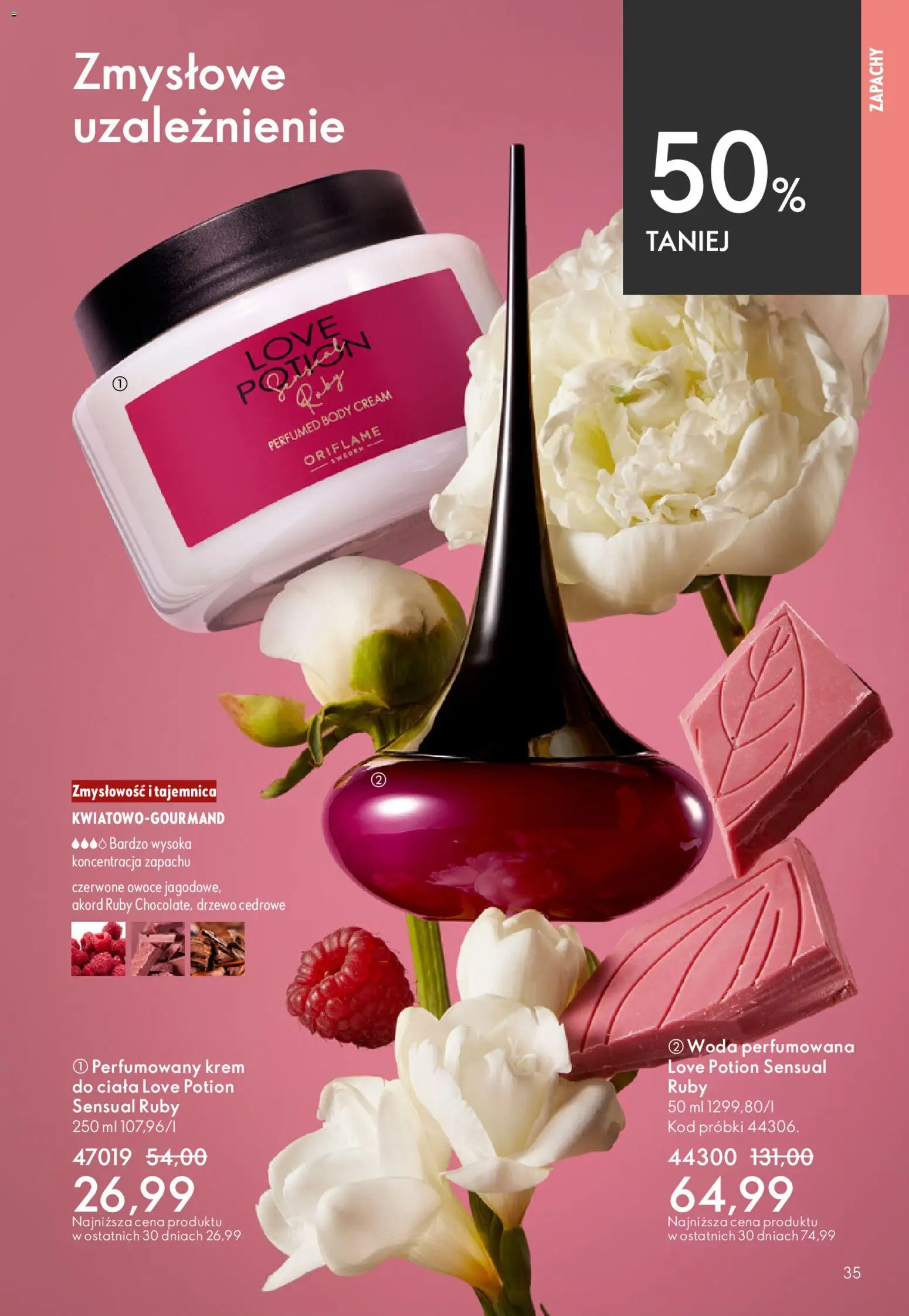 Oriflame Katalog 8 2026 od 27.05.2026 | Strona: 35 | Produkty: Body, Krem, Woda, Owoce