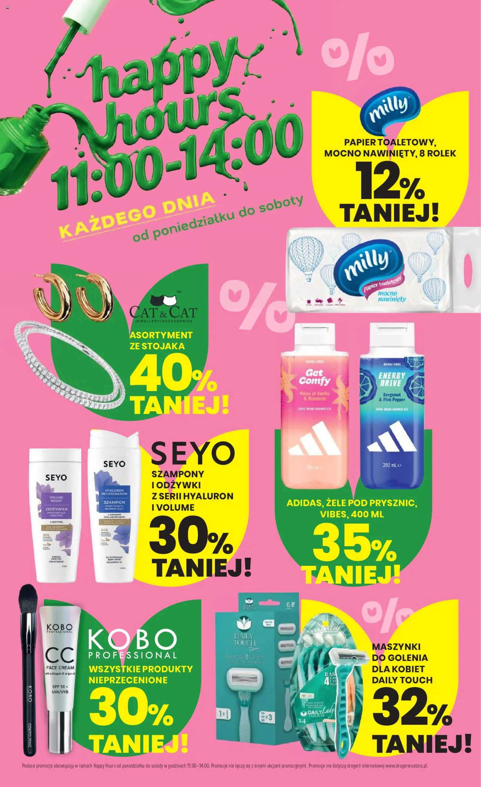 Drogerie Natura gazetka od 25.08.2026 | Strona: 8 | Produkty: Papier toaletowy, Maszynki do golenia, Szampon, Odżywka