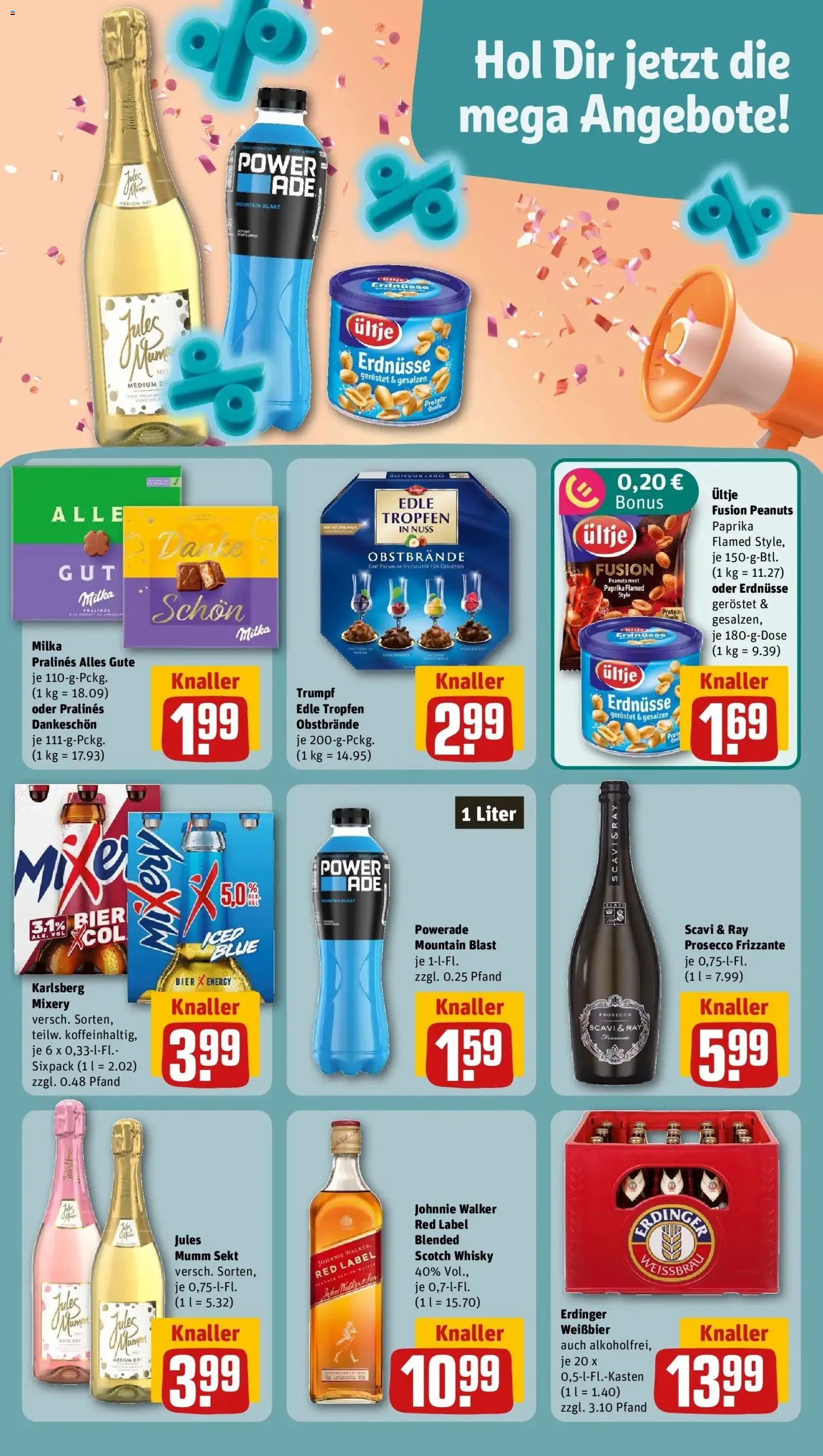 REWE Prospekt ab 21.09.2026 zum Blättern » Angebote | Seite: 9 | Produkte: Mumm sekt, Ultje erdnusse, Sekt, Milka