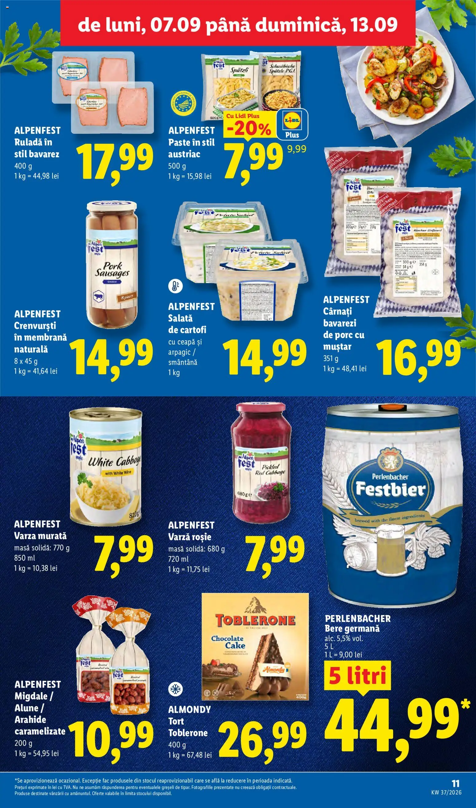 Noul catalog Lidl – valabil de la 07.09.2026 | Pagină: 11