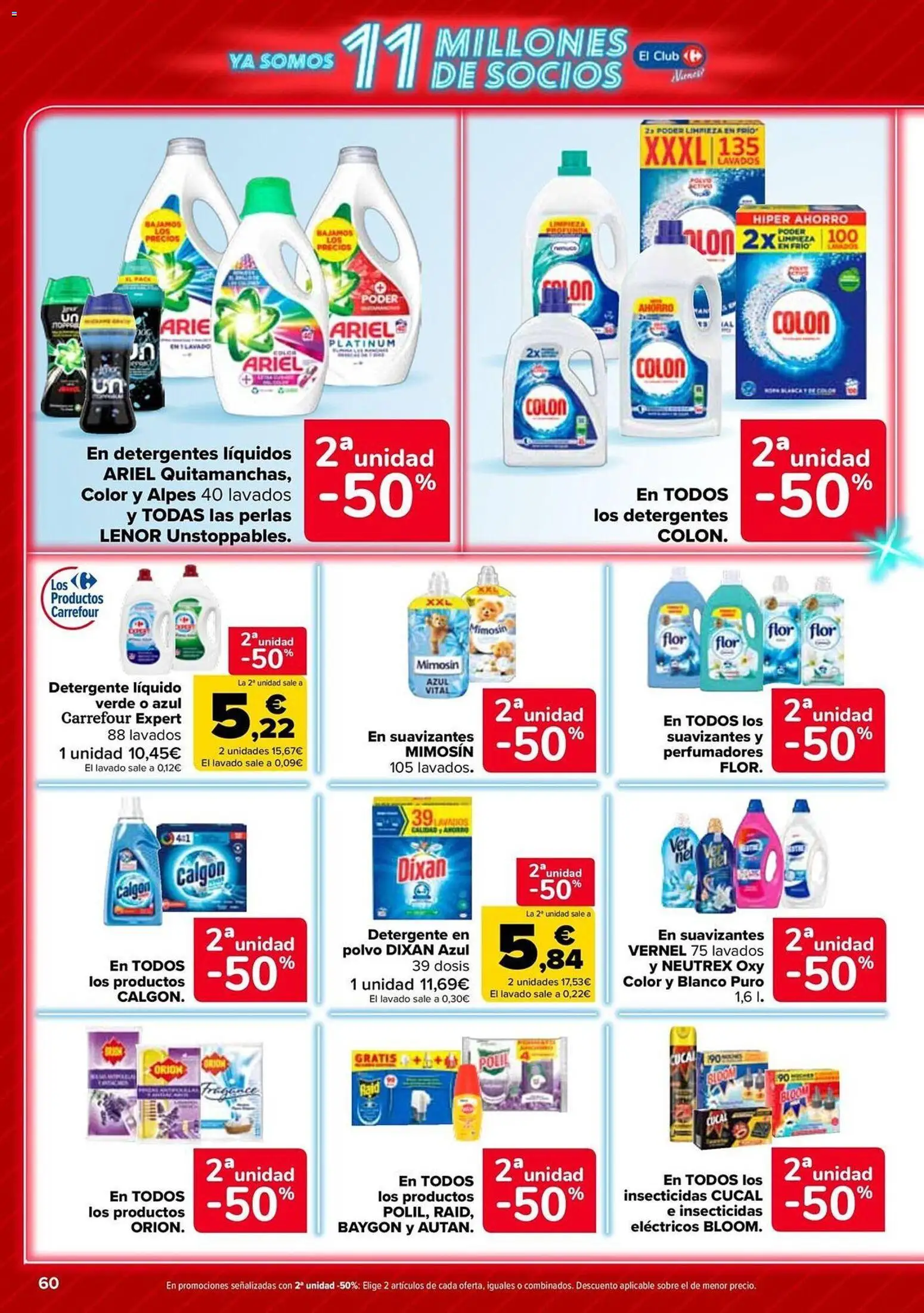 Carrefour folleto │ válido desde el 12.05.2026 | Página: 60 | Productos: Polvo, Detergente, Detergente líquido