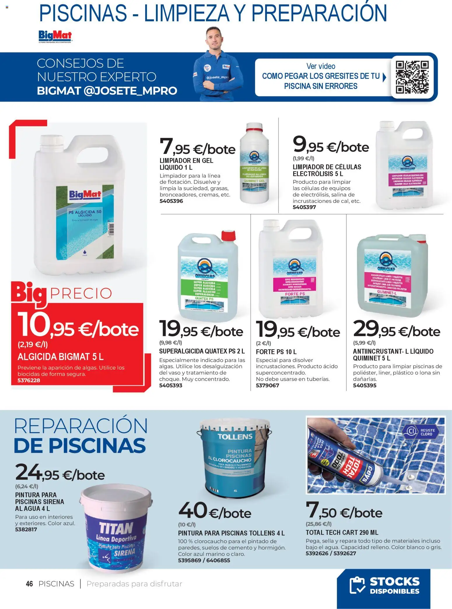 BigMat - Jardin y Piscinas 2026 │ válido desde el 23.03.2026 | Página: 46 | Productos: Video, Aspirador