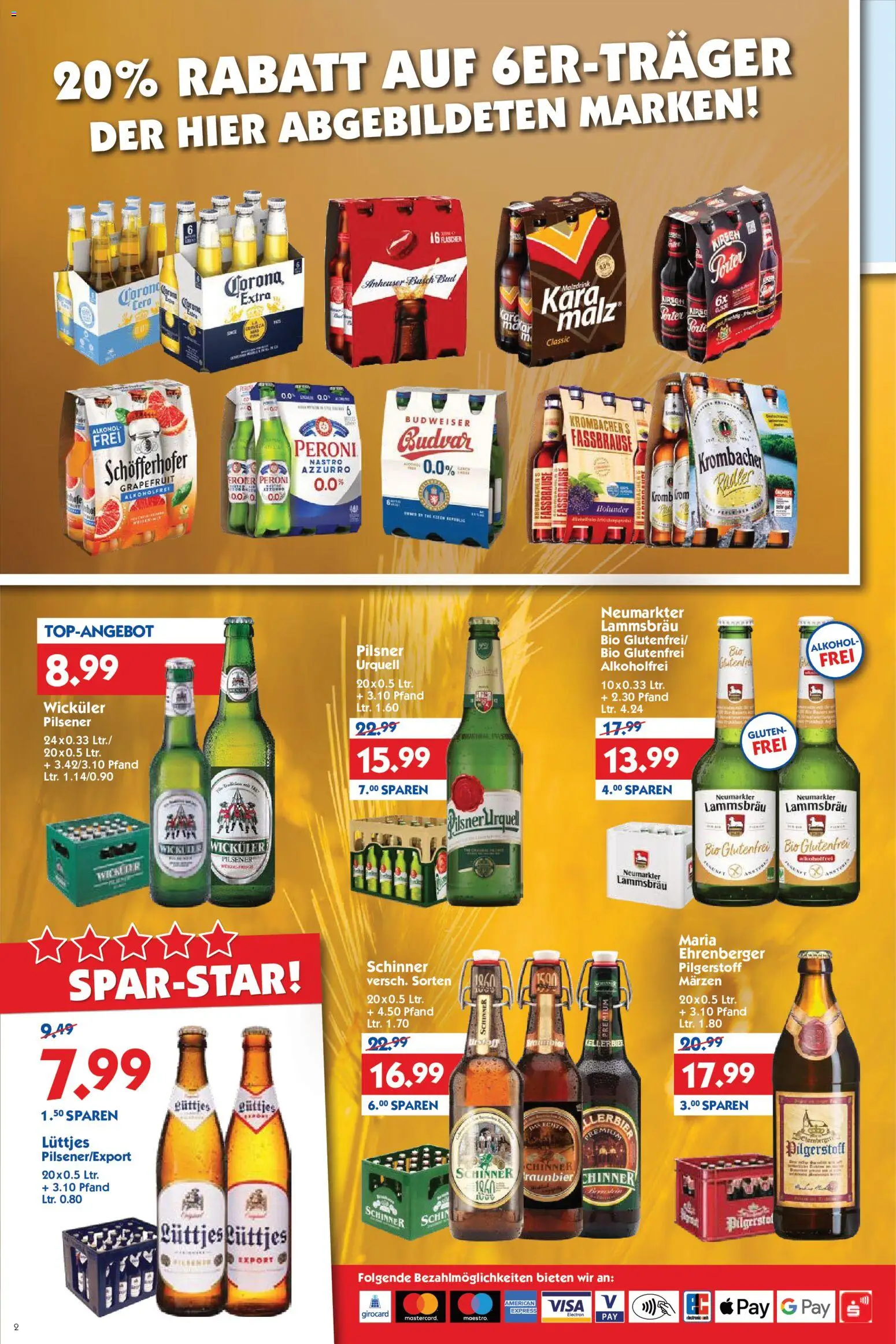 HOL’AB! Prospekt – gültig ab 21.09.2026 | Seite: 2 | Produkte: Grapefruit, Alkohol, Krombacher, Budweiser