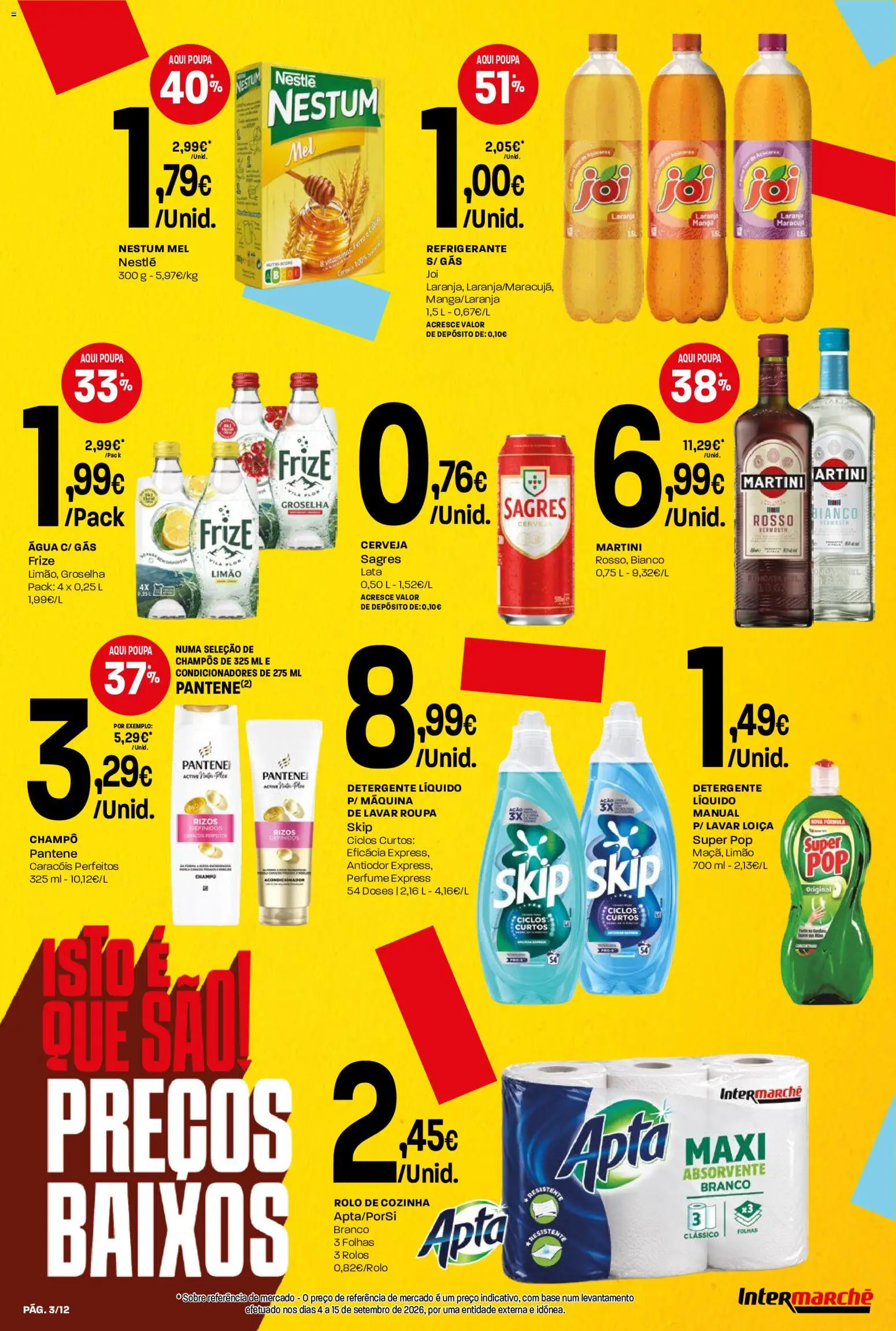 Intermarché folheto Mini │ válido de 15/10/2026 | Página: 3 | Produtos: Ferro, Champô, Perfume, Mel