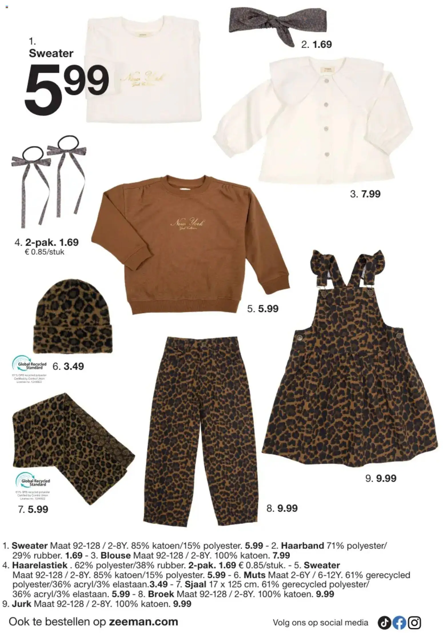 {H1} | Pagina: 9 | Producten: Sjaal, Sweater, Blouse, Broek