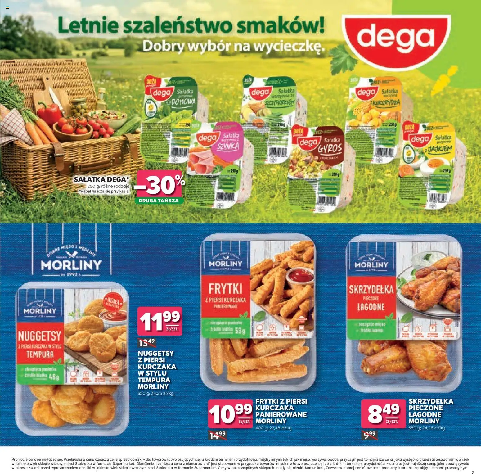 Stokrotka gazetka - Łap Okazje od 02.07.2026 | Strona: 7 | Produkty: Tempura, Piersi, Frytki, Sałatka
