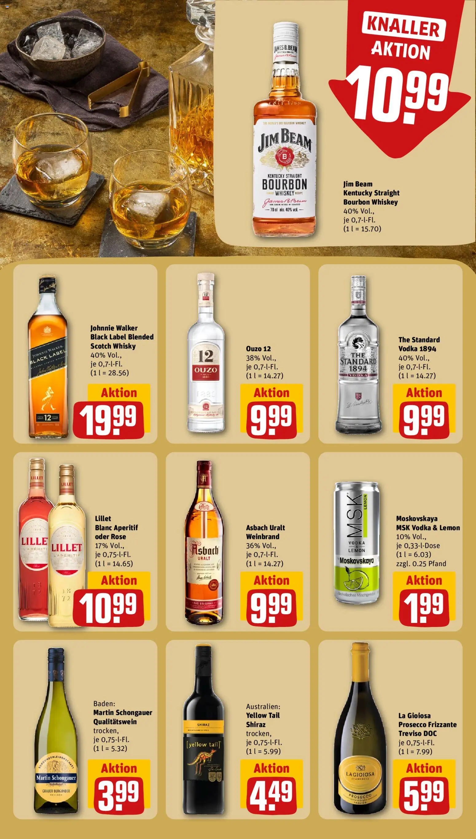 Rewe ihr Kaufpark Prospekt – gültig ab 26.05.2026 | Seite: 13 | Produkte: Ouzo 12, Lillet, Vodka, Whiskey