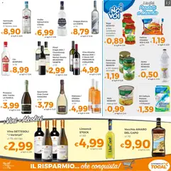 Anteprima del volantino Tocal volantino valido a partire dal 06/10/2026 | Pagina: 13 | Prodotti: Vodka, Spumante, Aceto, Mais