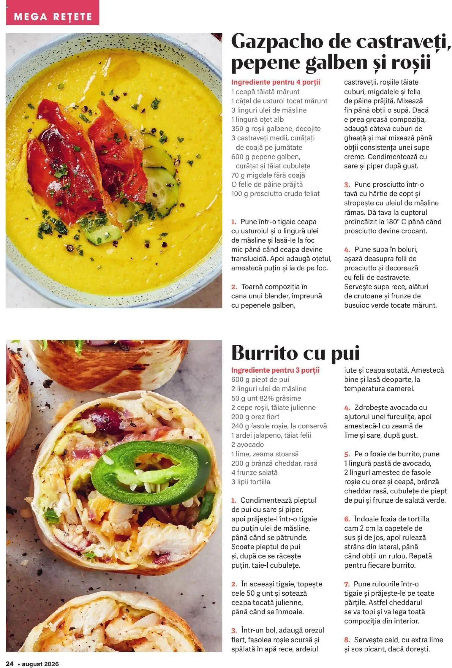 Noul catalog Mega Image – valabil de la 30.07.2026 | Pagină: 24 | Produse: Lime, Hacıyatmaz Kedi Oyuncağı, Ardei, Oțet
