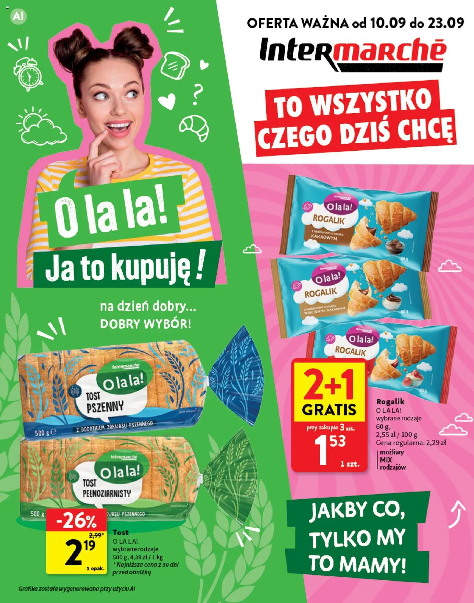 Intermarche gazetka - O La La! Ja to kupuję! od 10.09.2026 | Strona: 1