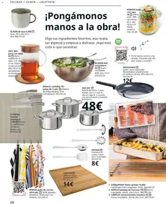 Vista previa IKEA - La vida comienza en la cocina válido desde el 04/05/2026 | Página: 20 | Productos: Mantel, Κρεμάστρα, Cocina, Filete