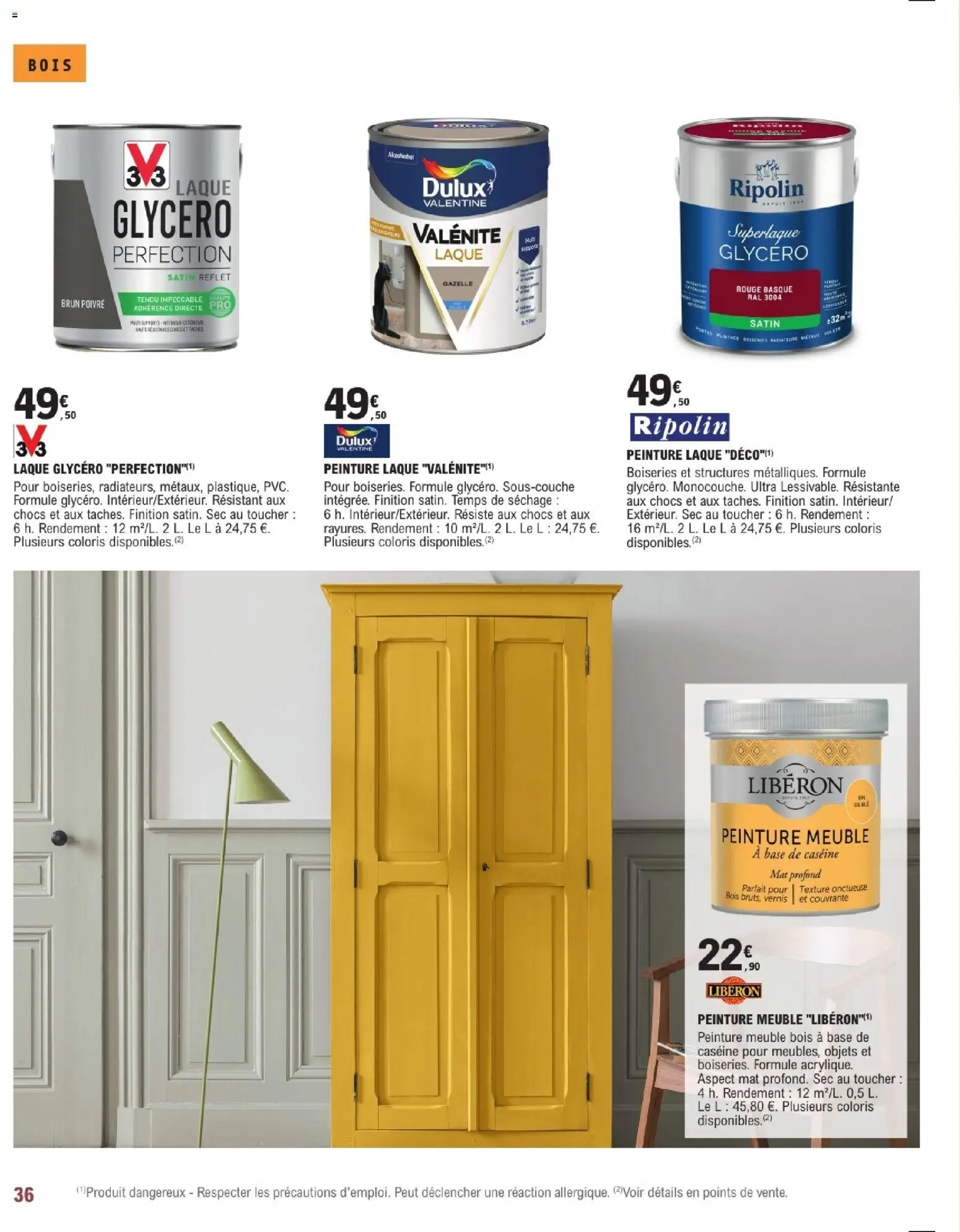{H1} | Page: 36 | Produits: Base, Peinture, Poivre, Laque