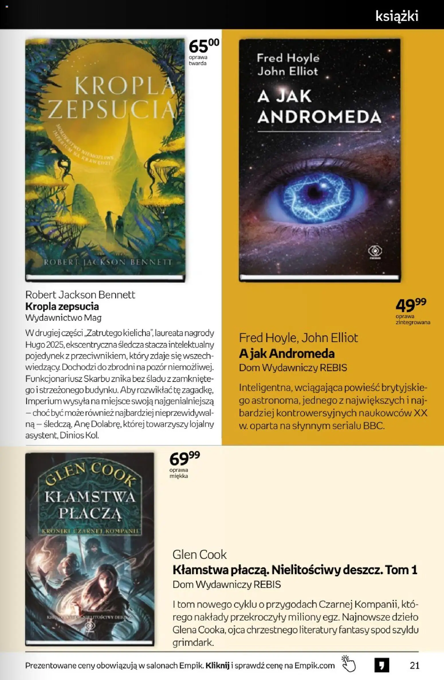 Empik promocje - Tom kultury Książki od 01.07.2026 | Strona: 21