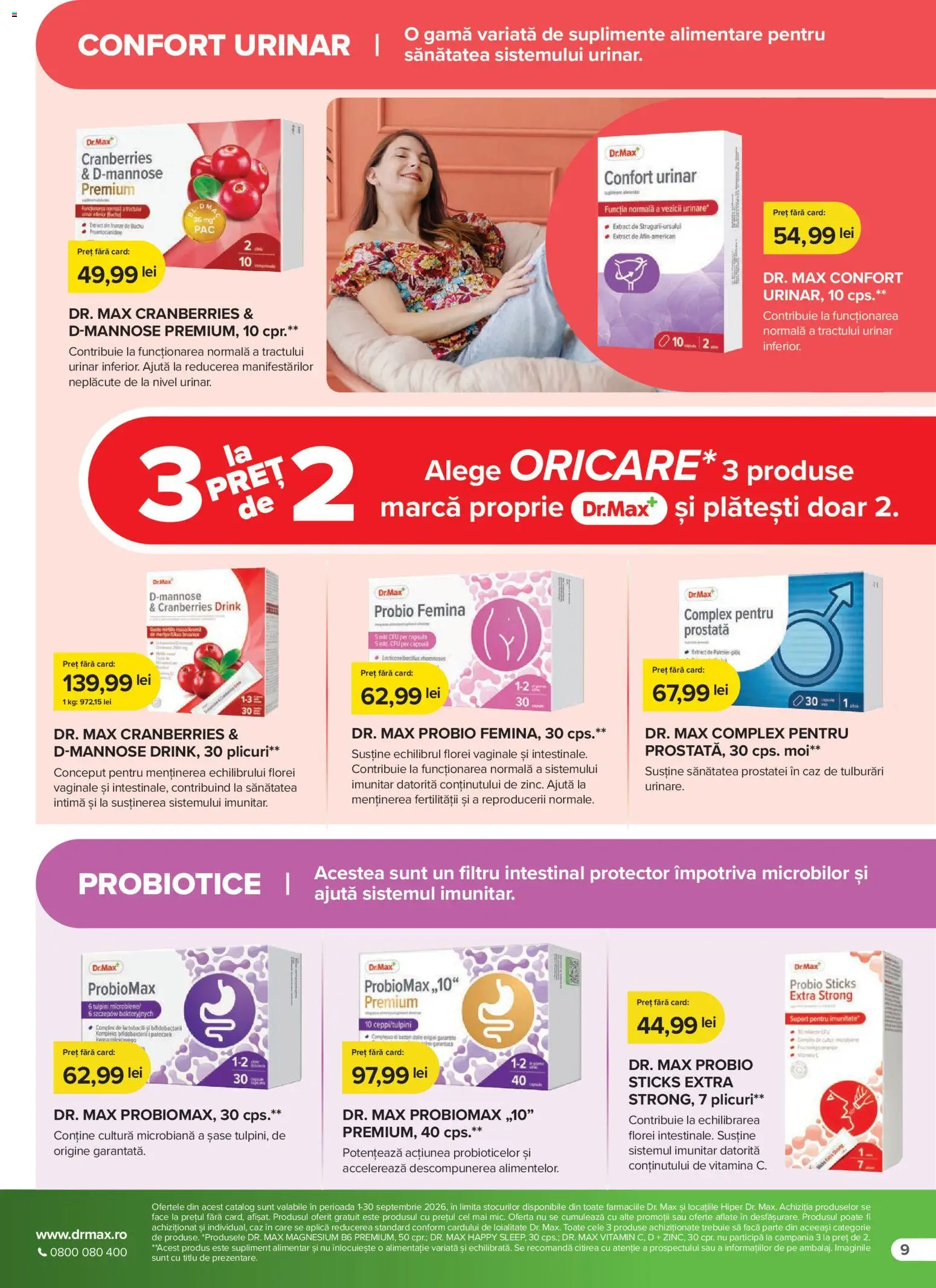 Noul catalog Dr.Max – valabil de la 01.09.2026 | Pagină: 9 | Produse: Premium, Aplică, Suport