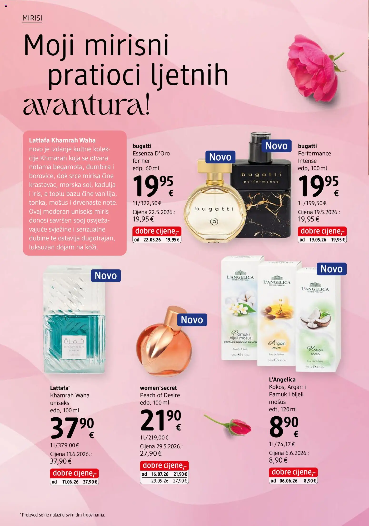 DM katalog | vrijedi od 01.08.2026 | Stranica: 16 | Proizvodi: Miris, L'Angelica