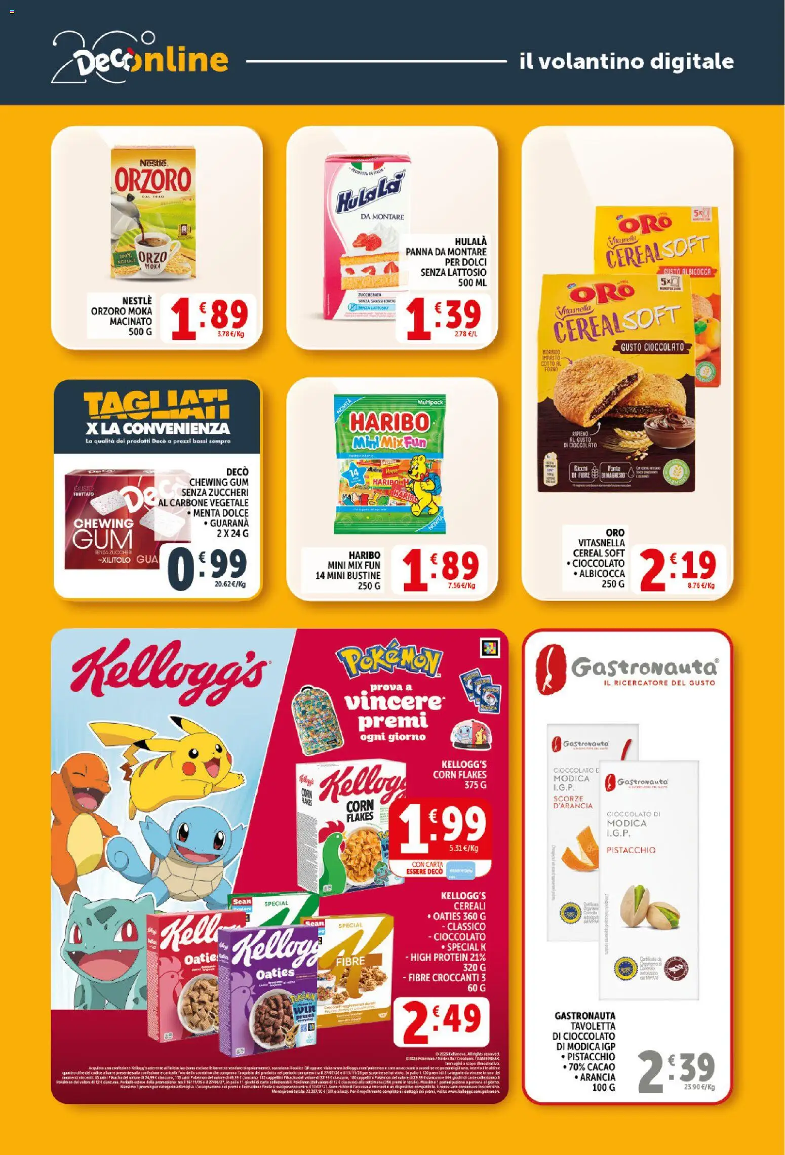 Volantino Decò del 21/08/2026 | Pagina: 24 | Prodotti: Carbone, Cioccolato, Arancia, Menta